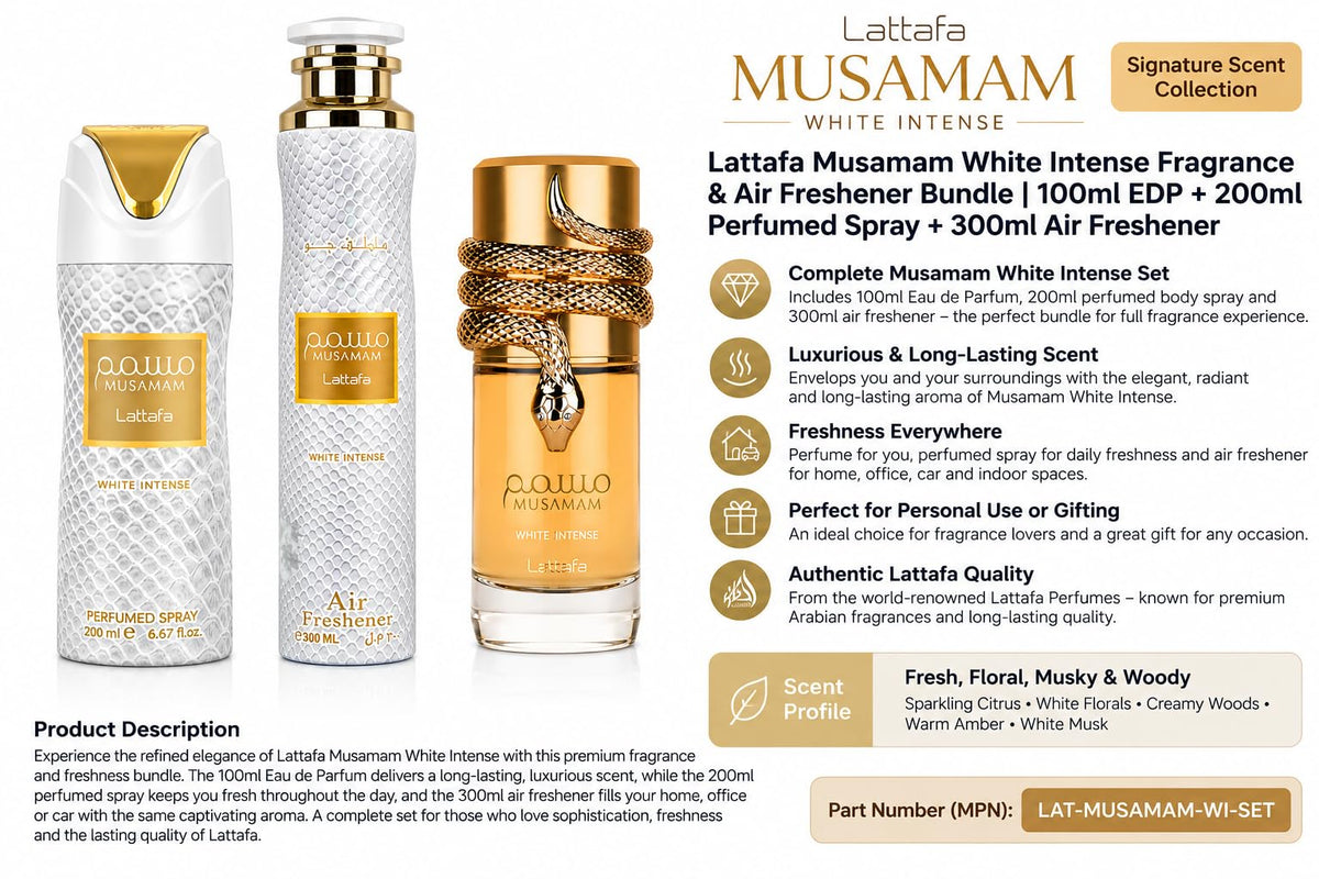 100ml Eau de Parfum + 200ml Perfumed Spray + 300ml Air Freshener L373