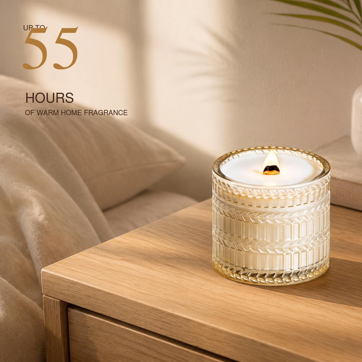 Vanilla Coconut Wood Wick Candle 7.4 oz X14330