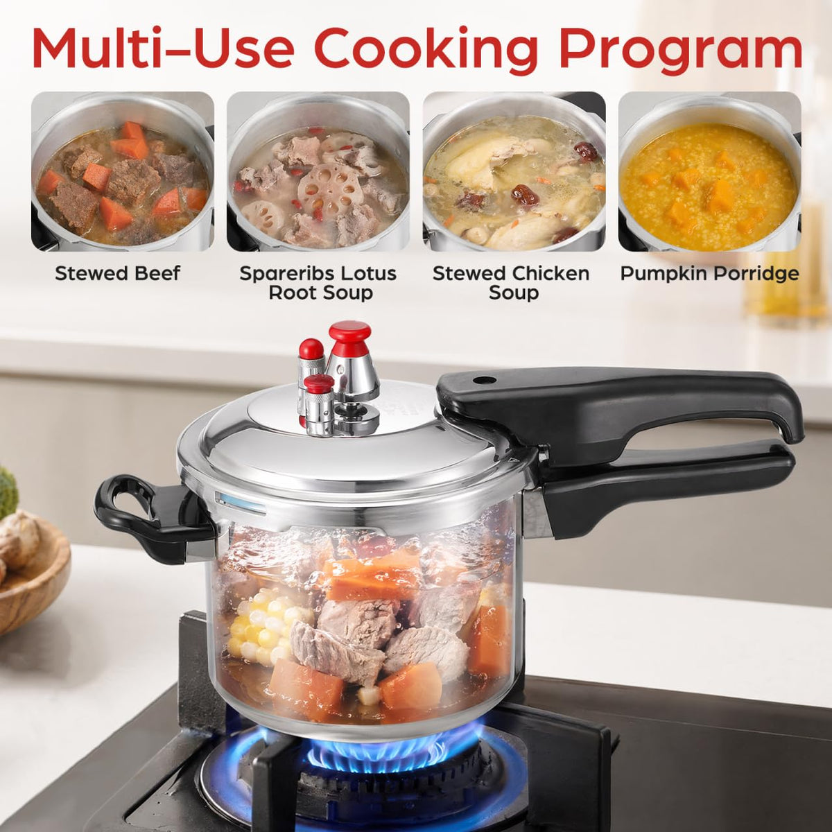 2L Aluminum Stovetop Pressure Cooker H748540