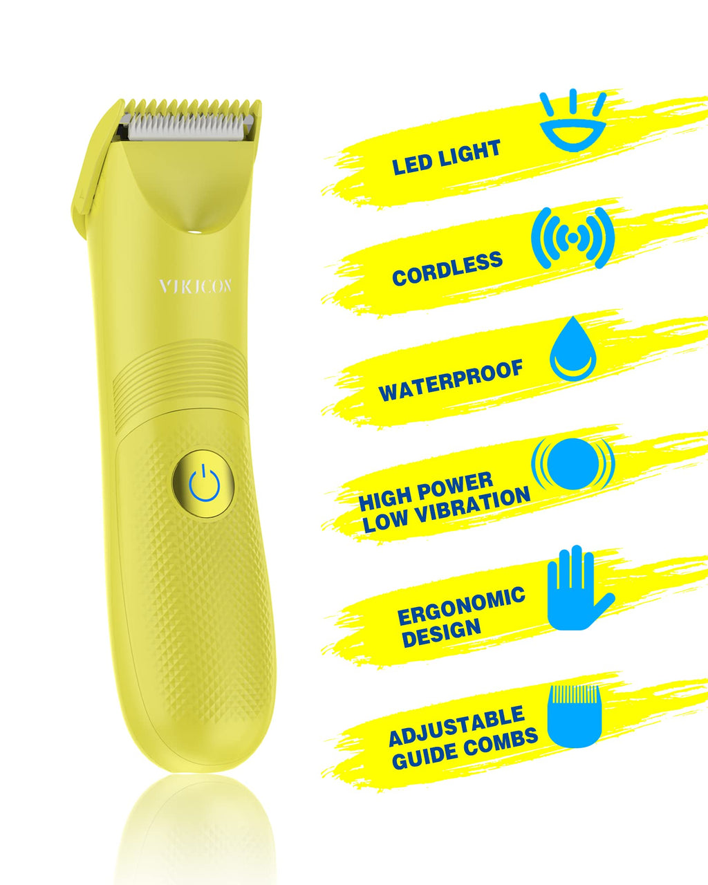 Cordless Electric Hair Trimmer with Adjustable Guards Z35511