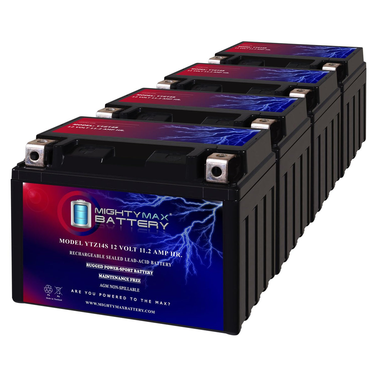 12V 11.2AH Replacement Battery 4 Pack K4330