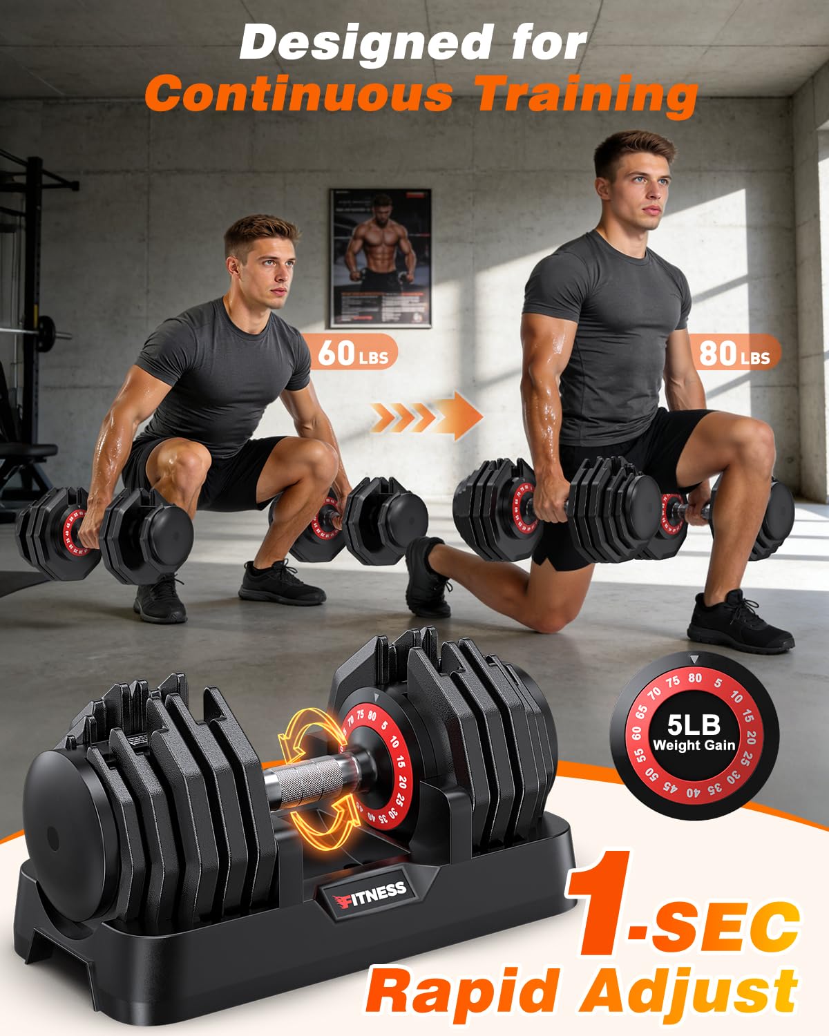 Adjustable Dumbbell Set W166652