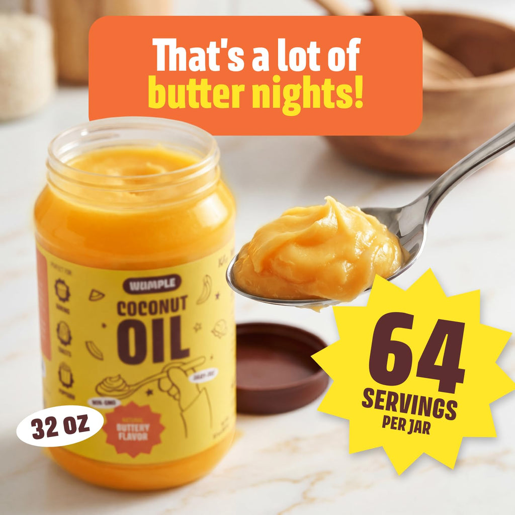 Natural Butter Flavored Coconut Oil 32 oz O917198