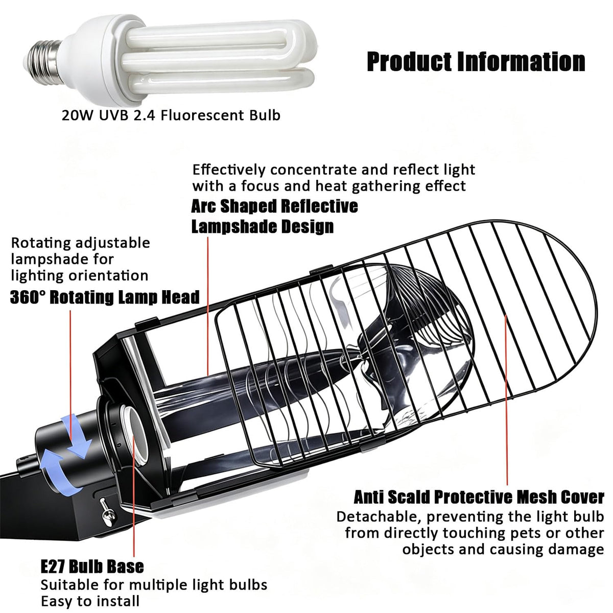 Bird Cage Light Fixture Combo Kit with Bulb V340185