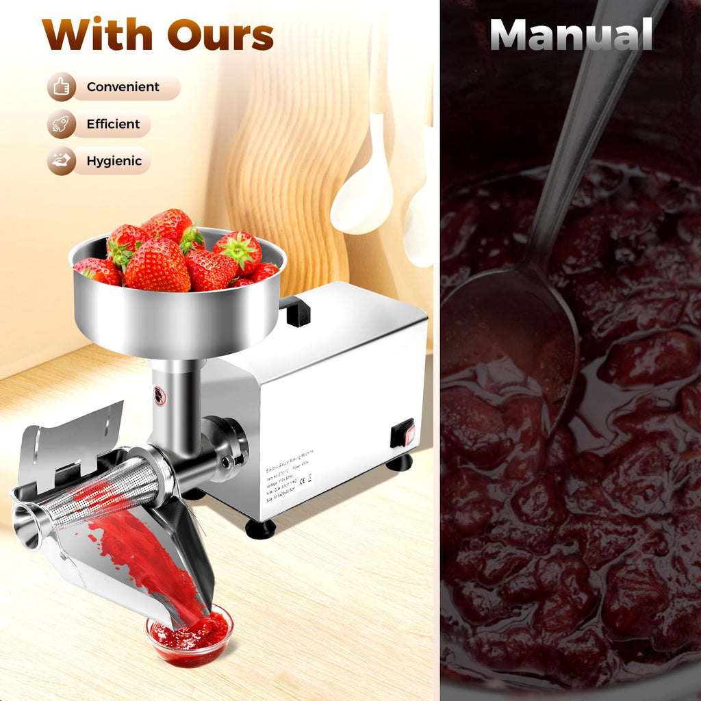 110v 450w Stainless Steel Electric Tomato Strainer R2427