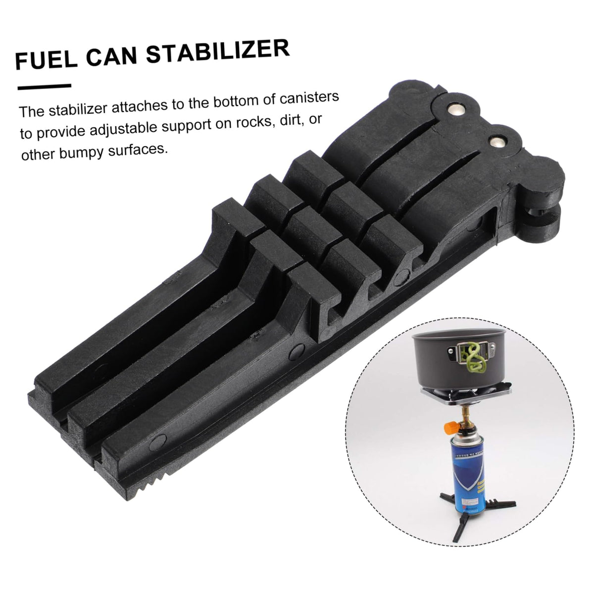 Compact Folding Propane Camp Stove Canister Stand T247
