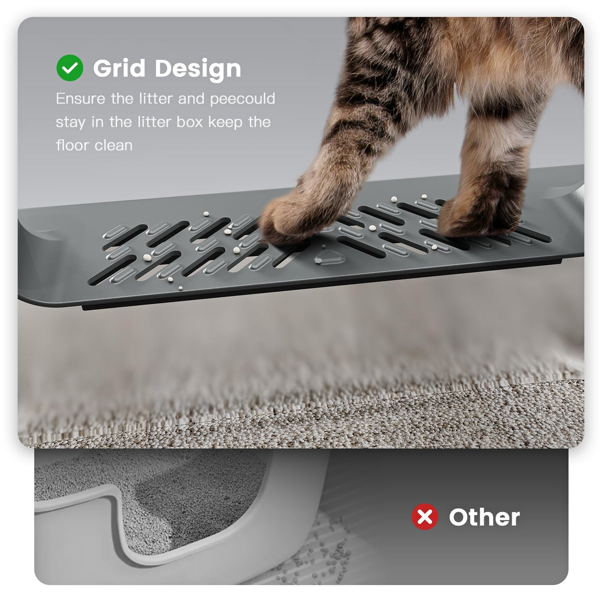 Stainless Steel Litter Box with Lid W5221