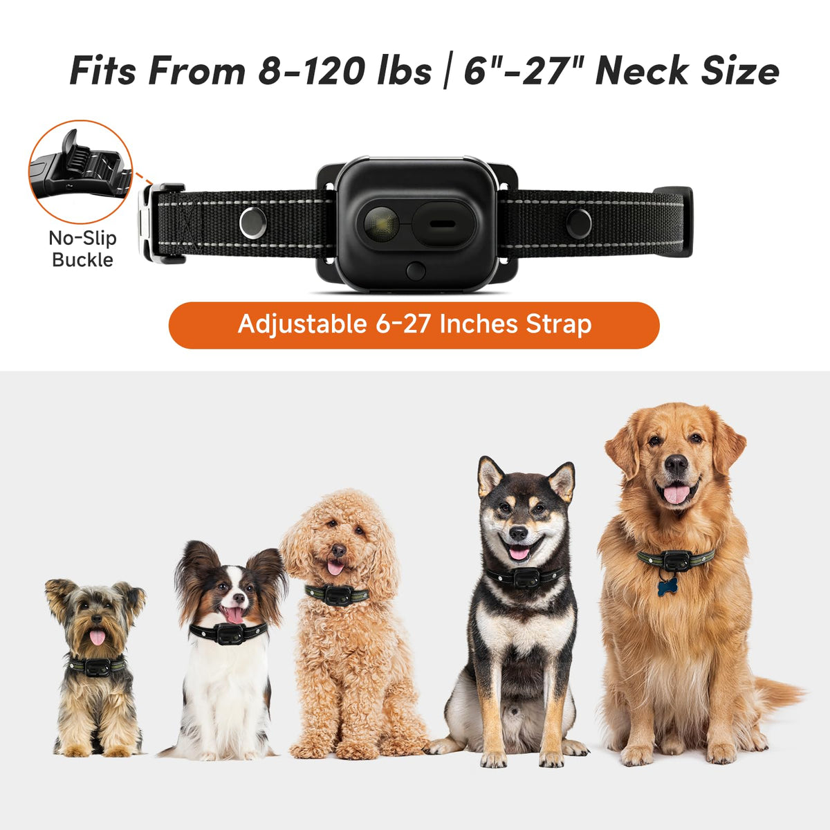 Shock Collar for 2 Dogs, 4 Modes, IPX8 Waterproof Dog Training Collar K941