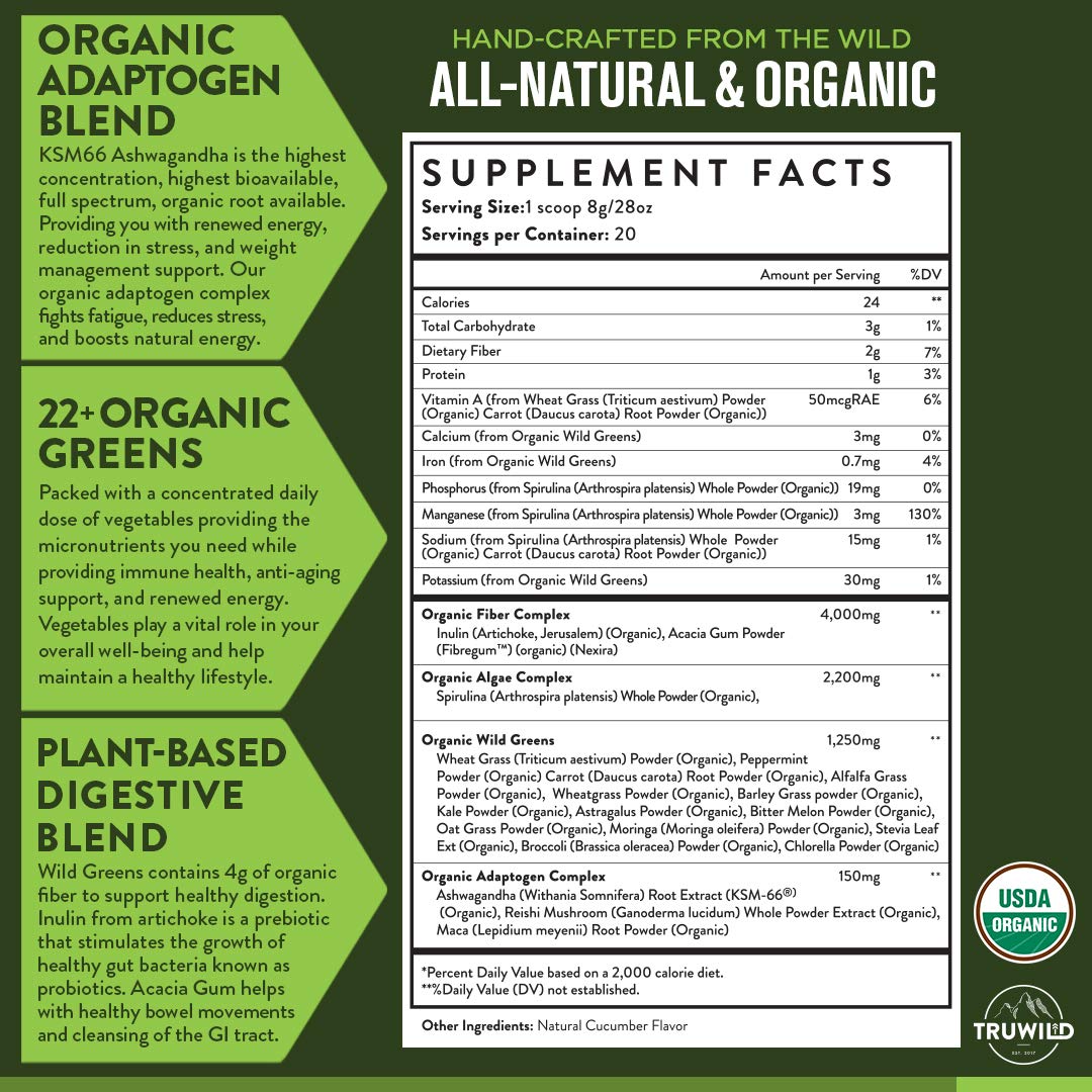 Greens Superfood Juice Powder 40 Servings 2 Pack Q9733