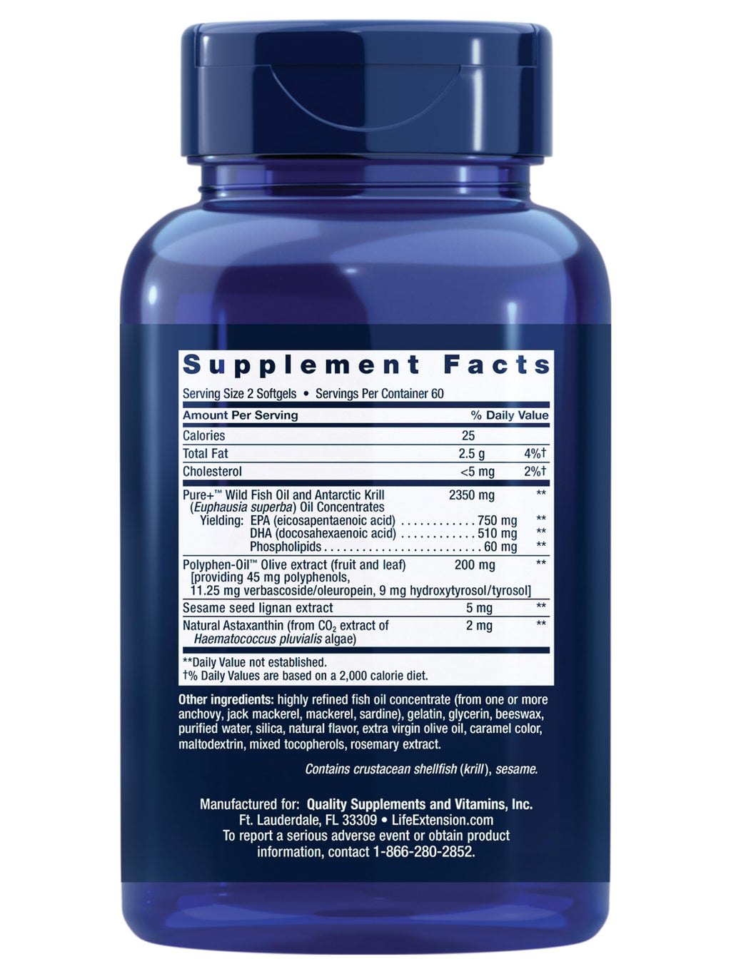 Omega-3 Fish Oil 120 Softgels L934043