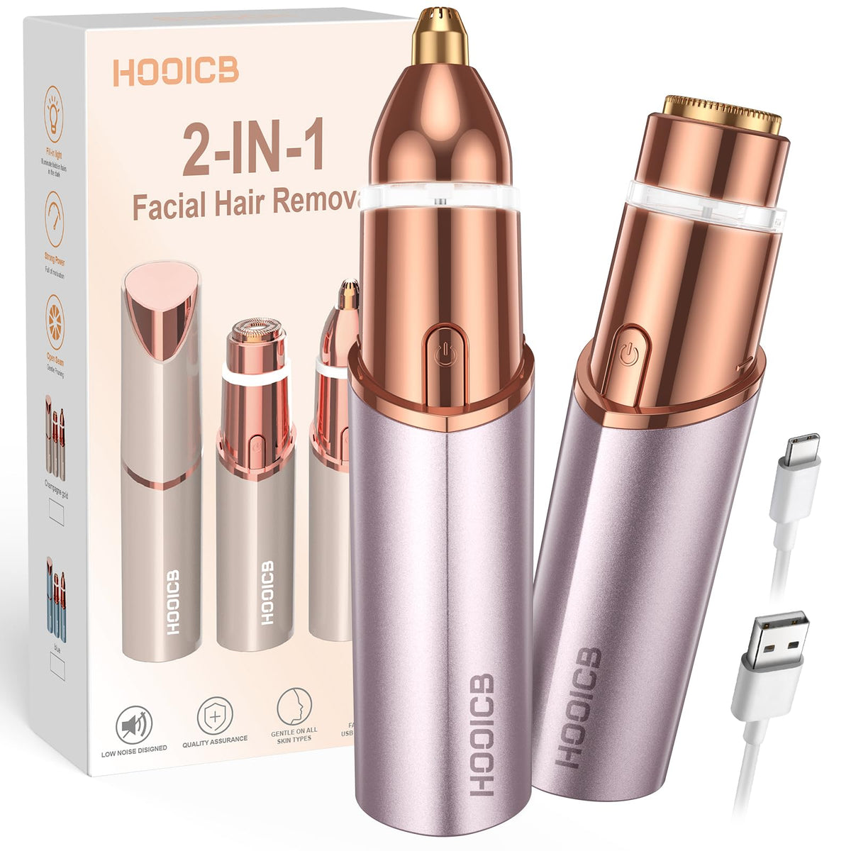2 in 1 Electric Facial Hair Removal V241