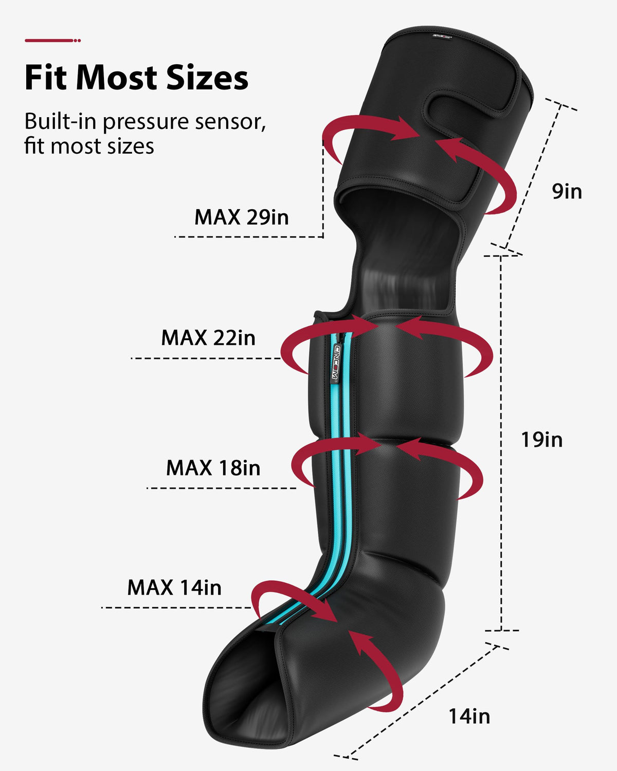Leg Massager with Heat and Air Compression H27729