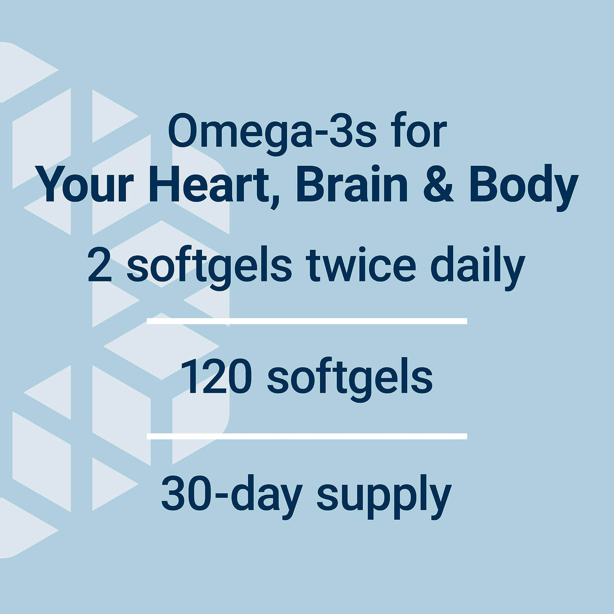 Omega-3 Fish Oil 120 Softgels L934043