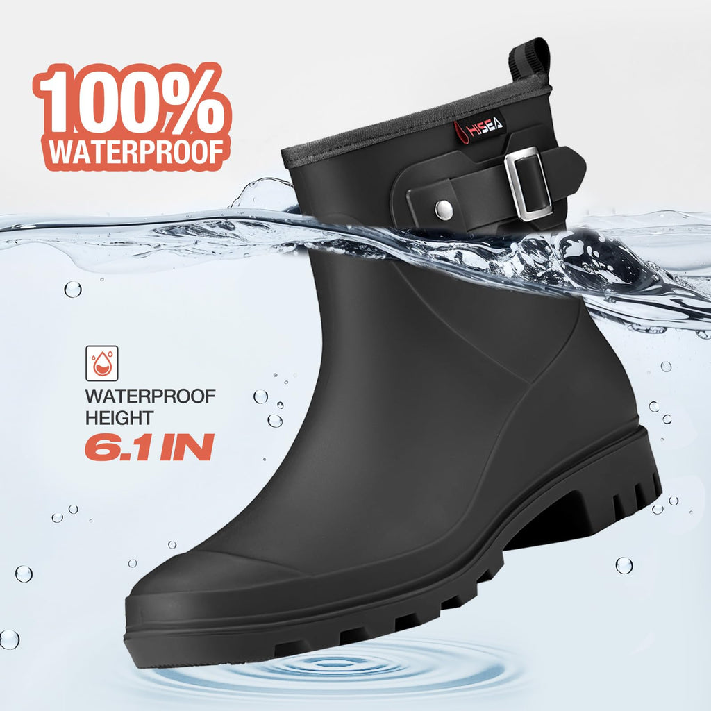 Waterproof Short Ankle Rubber Rain Boots N4567