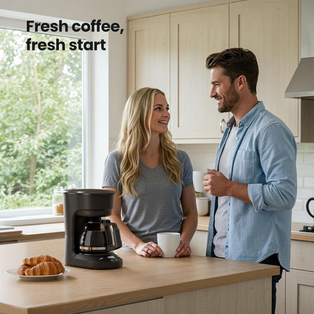 5 Cup Drip Coffee Maker with Timer V423774