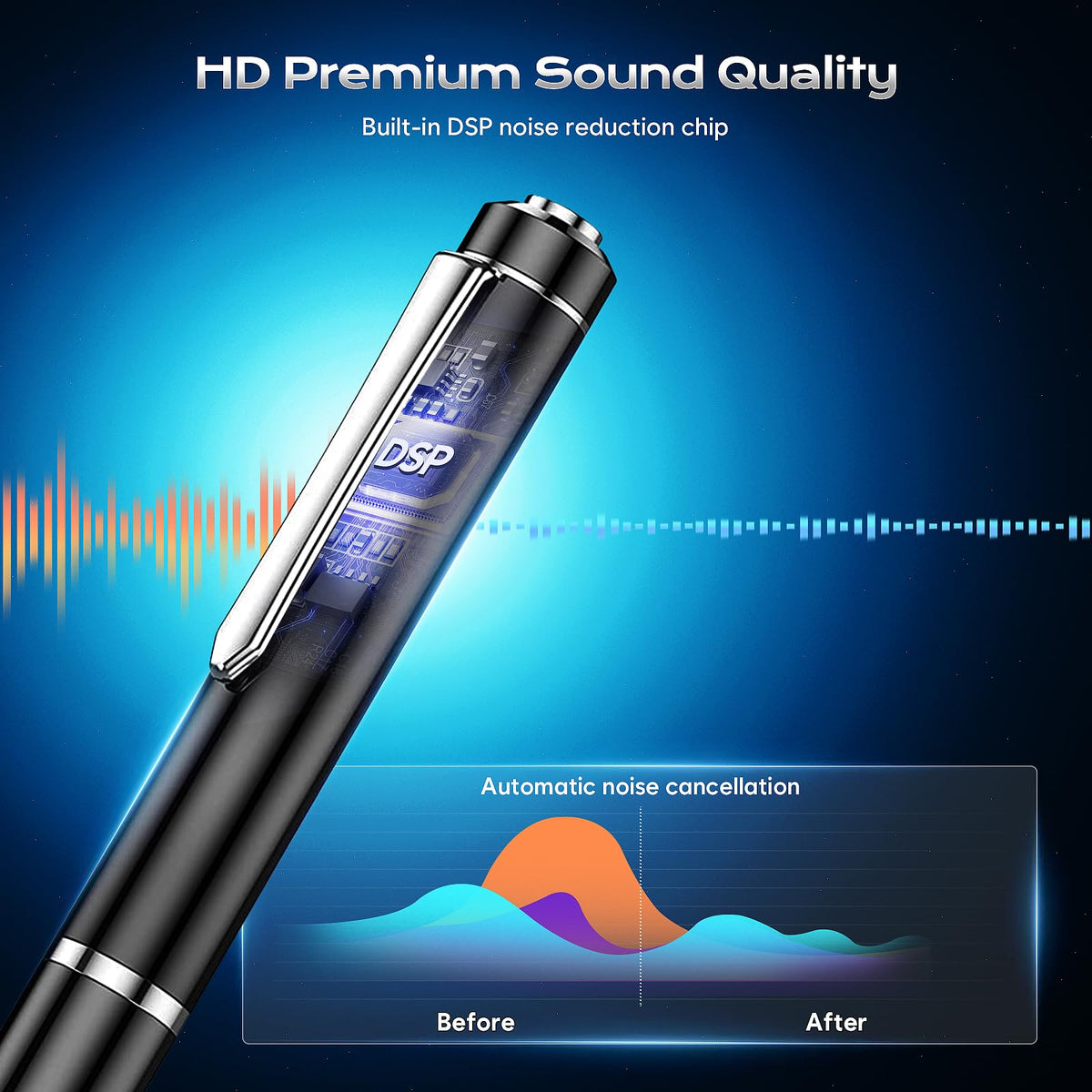 64GB Digital Voice Recorder O710