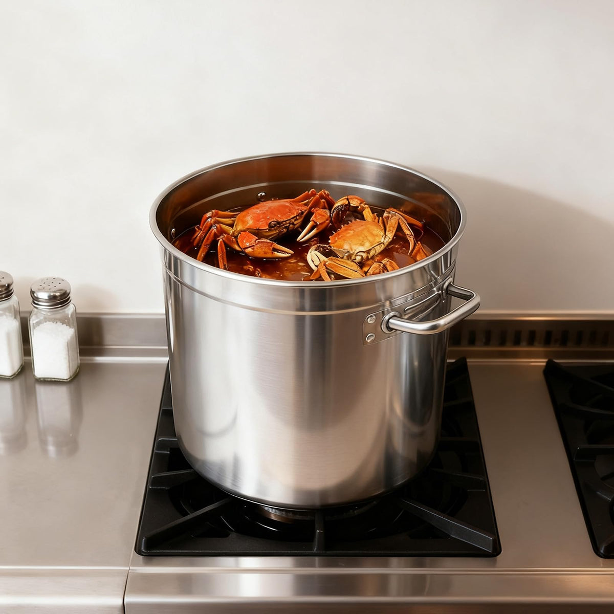 78 Qt Stainless Steel Stock Pot with Lid P777
