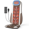 Shiatsu Back Massager with Heat, 2 Vibration Motors, PU Leather I25165