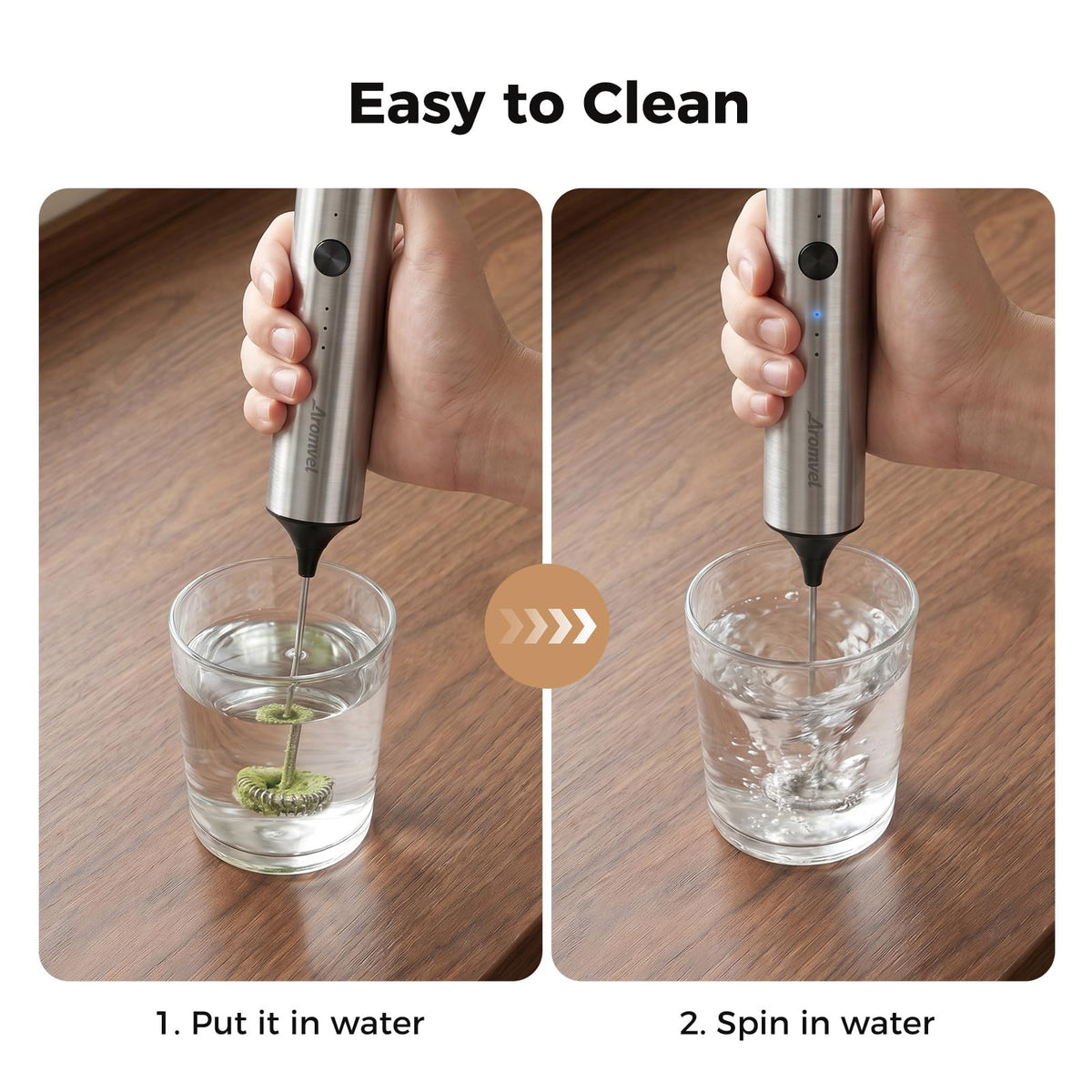 Rechargeable Handheld Milk Frother Z254863