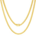 14k Yellow Gold Cuban Link Chain Necklace K676