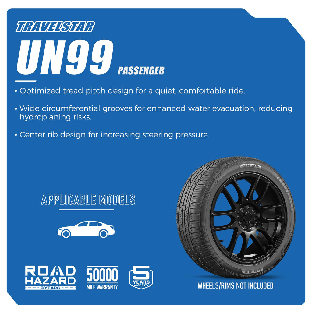 Set of 4 195/65R15 91H All Season Radial Car Tire F606210