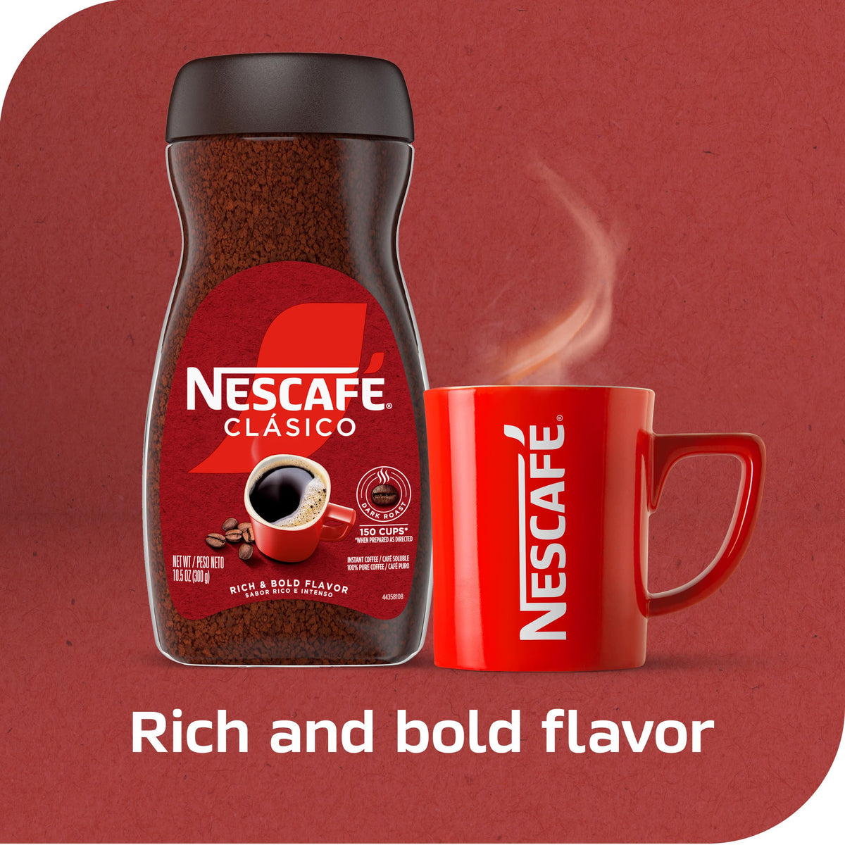 Dark Roast Instant Coffee 10.5 oz K8903