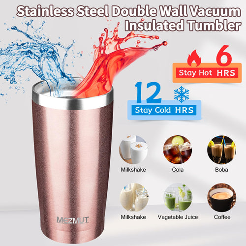 20oz Insulated Tumbler with Lid Straw A75844