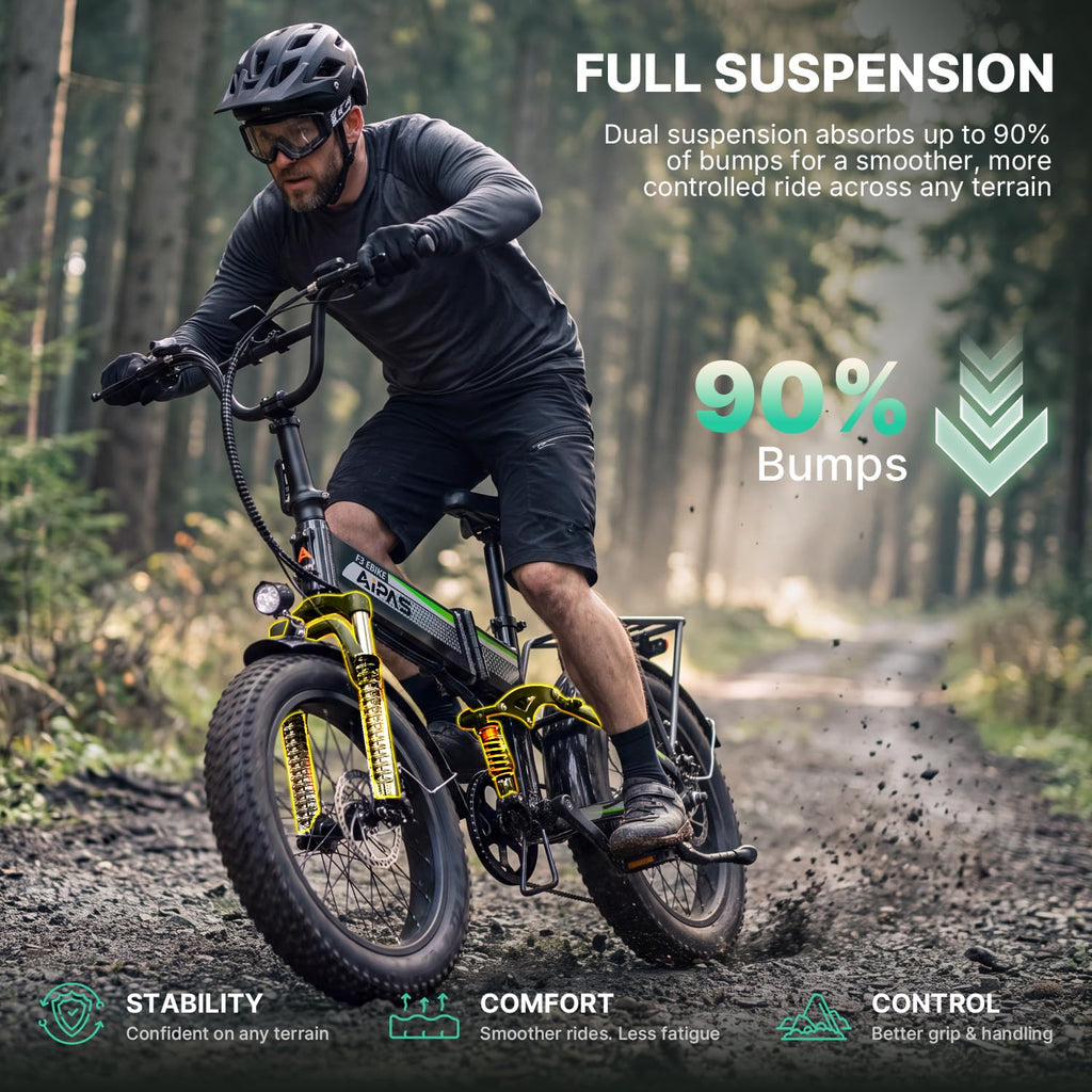 Folding Electric Bike 20" Fat Tire K98369