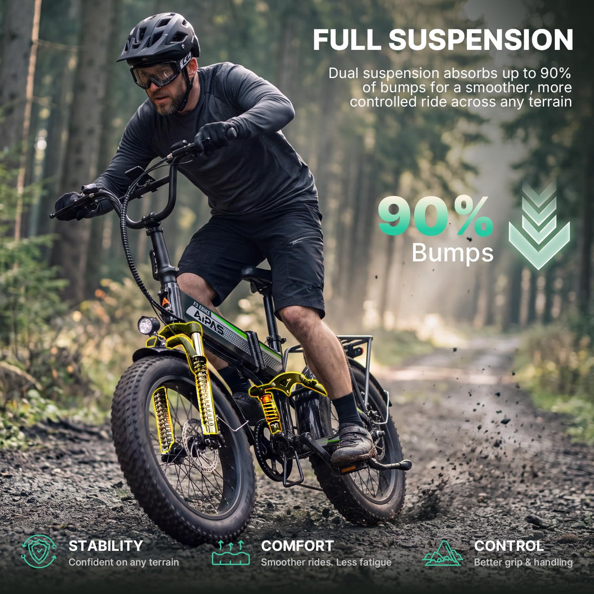 Folding Electric Bike 20" Fat Tire K98369