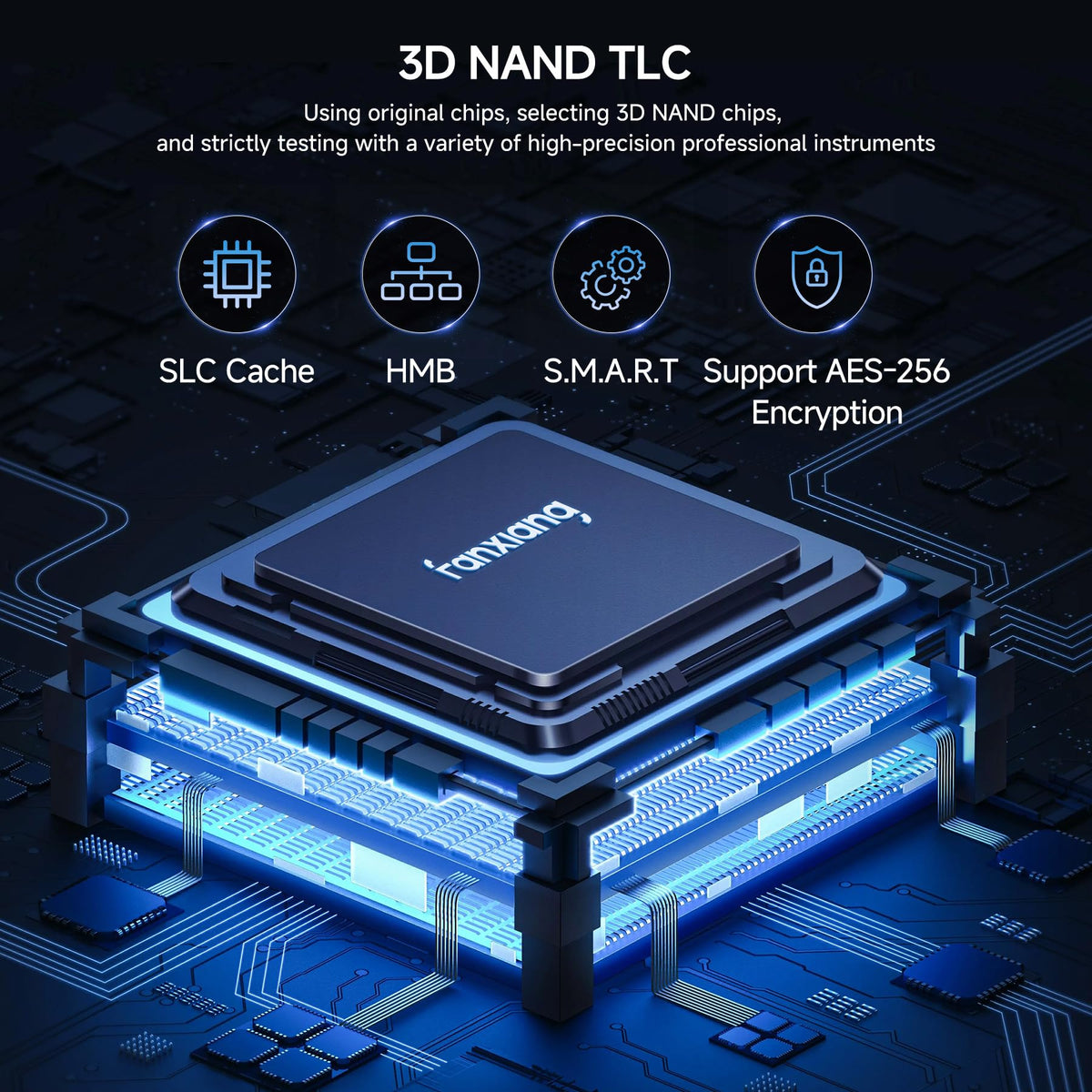 2TB NVMe M.2 PCIe 4.0 Internal SSD with Heatsink V4633