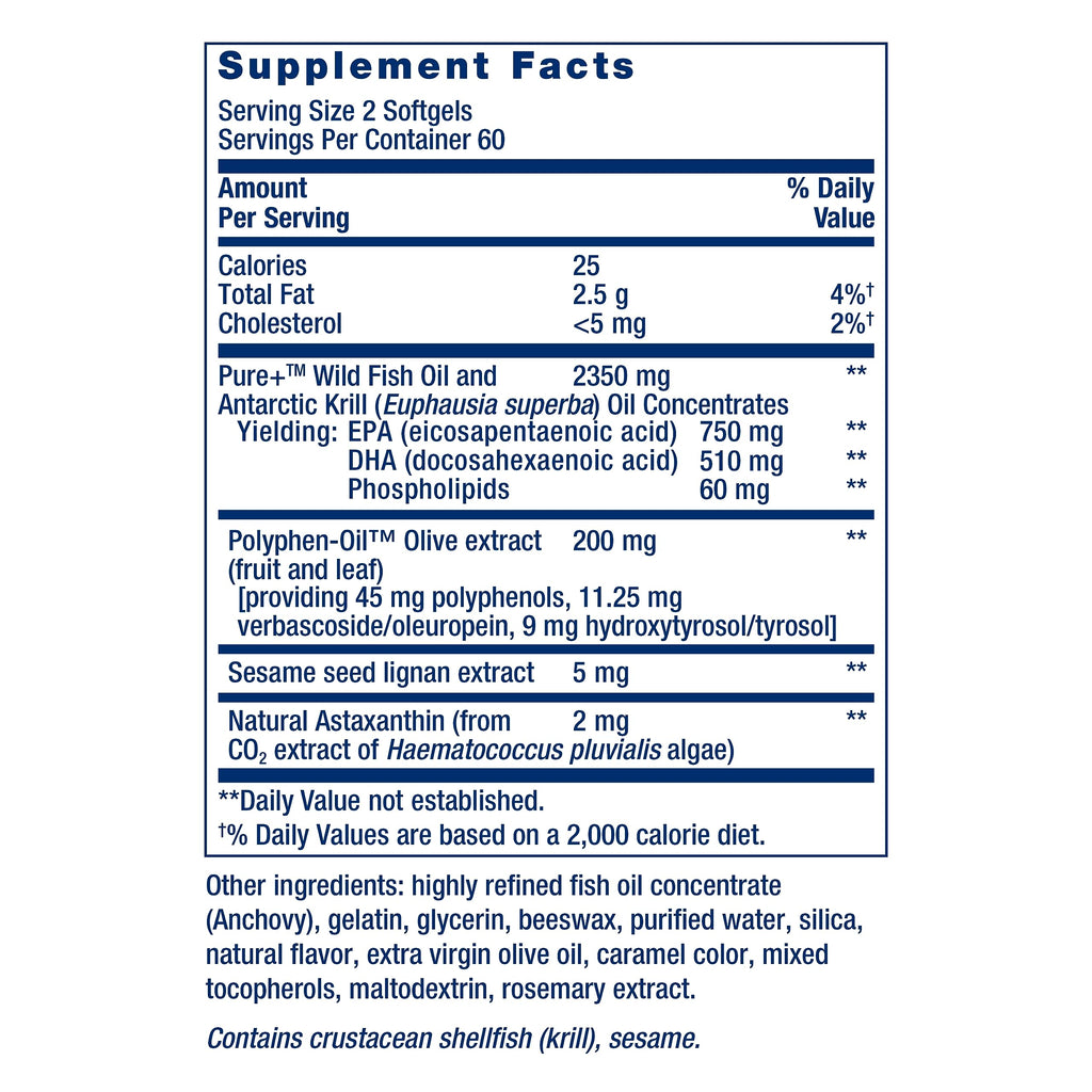 Omega-3 Fish Oil 120 Softgels L934043