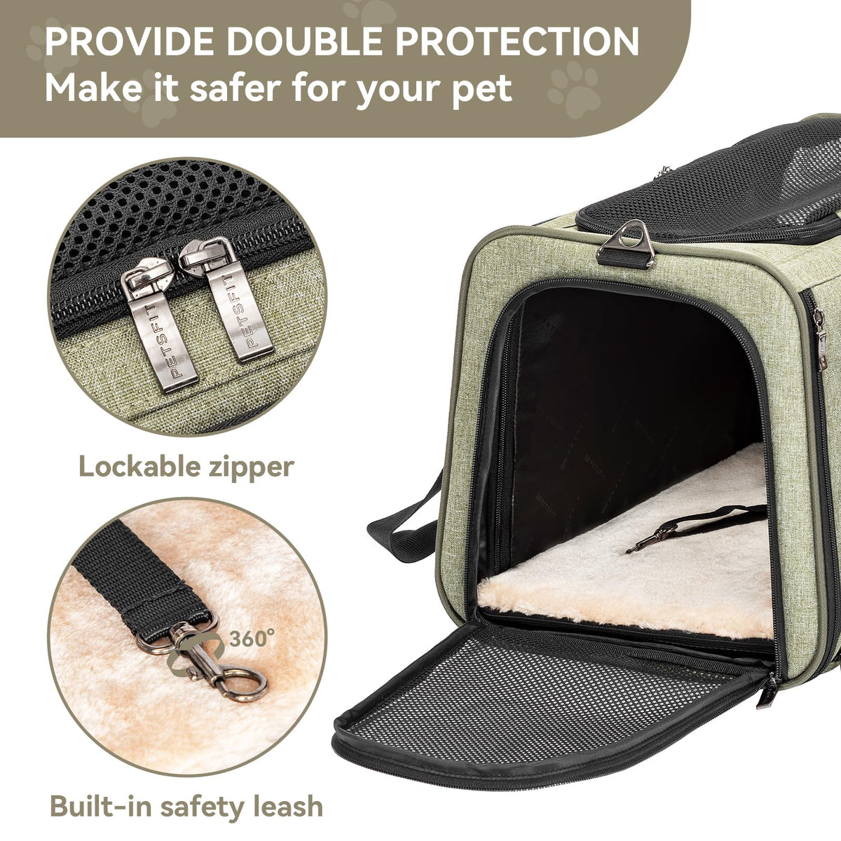 Expandable Cat Carrier Q939