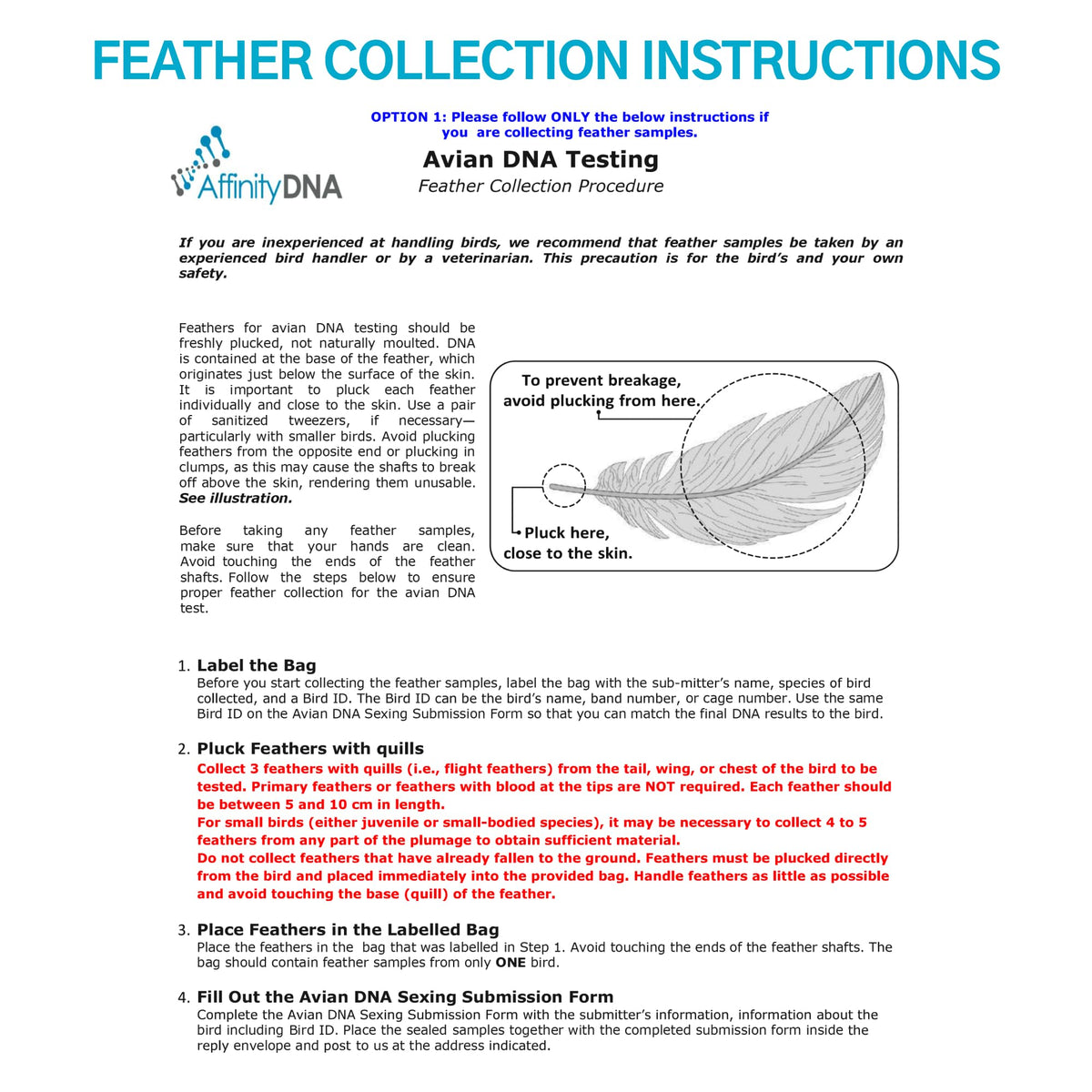 Bird Gender DNA Test Kit R2006