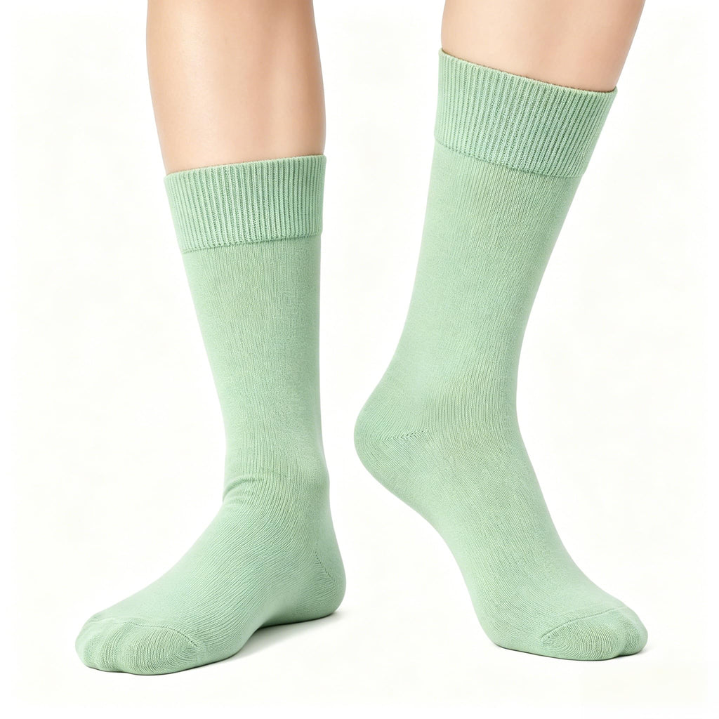 Women's 6 Pairs Bamboo Viscose Crew Socks I1843