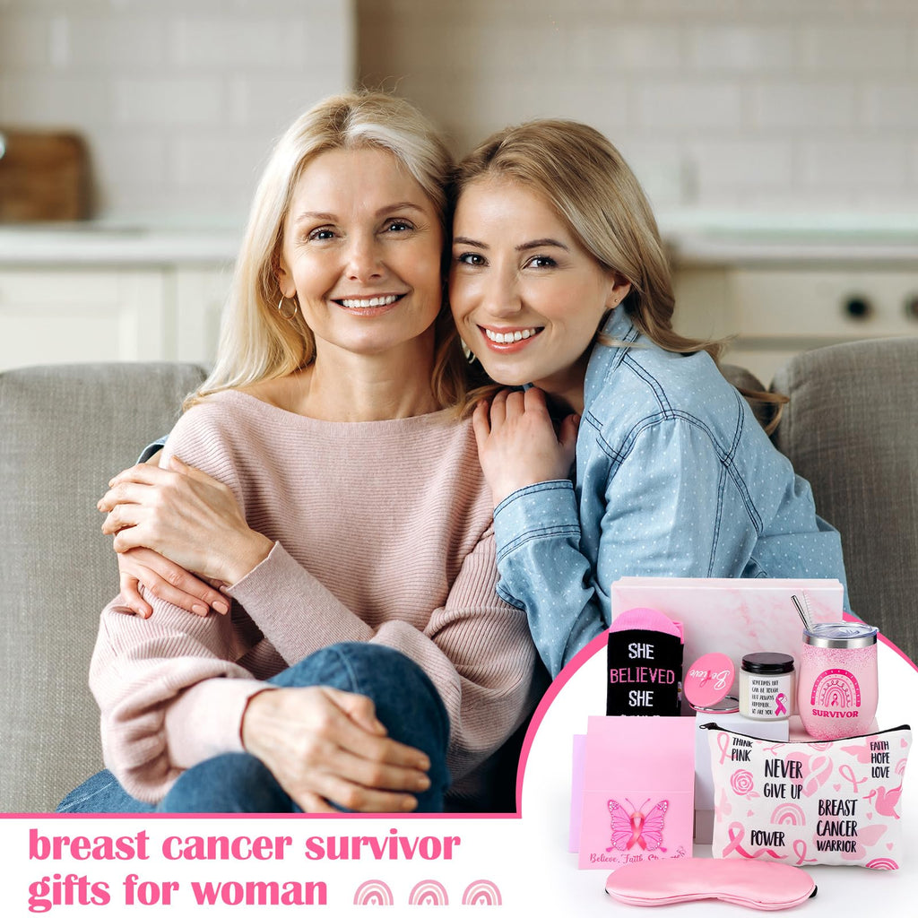 8 Pcs Breast Cancer Basket U16368
