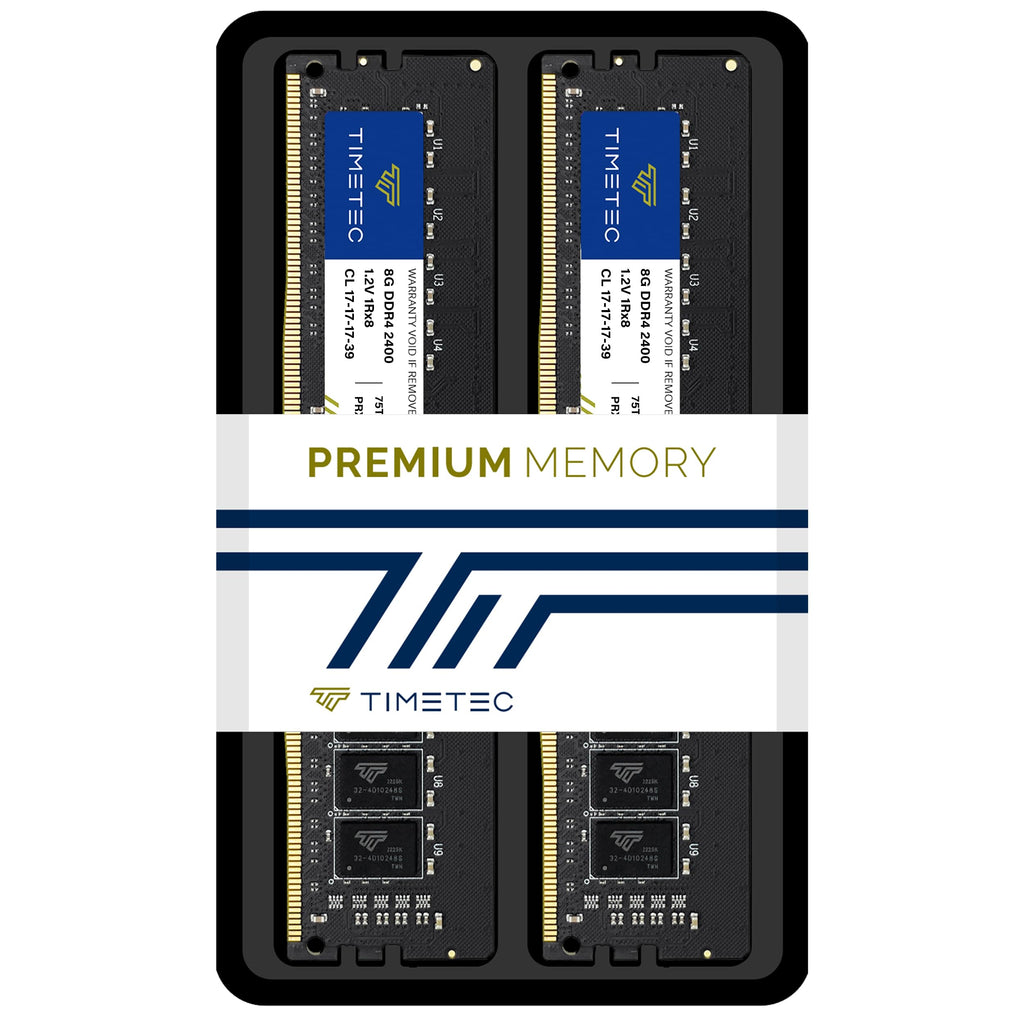 16GB Kit DDR4 2400MHz UDIMM Desktop RAM 288-Pin Non-ECC Unbuffered DIMM Memory F176011