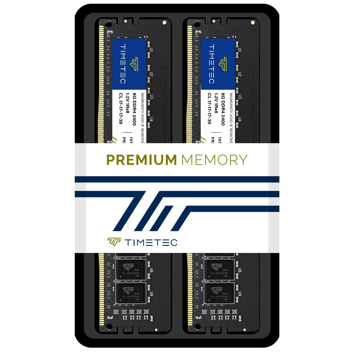 16GB Kit DDR4 2400MHz UDIMM Desktop RAM 288-Pin Non-ECC Unbuffered DIMM Memory F176011