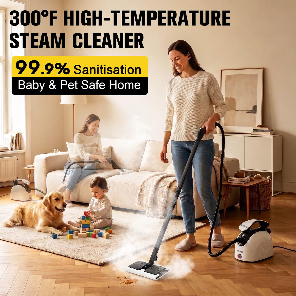 4.5 Bar 300°F Steam Cleaner H562