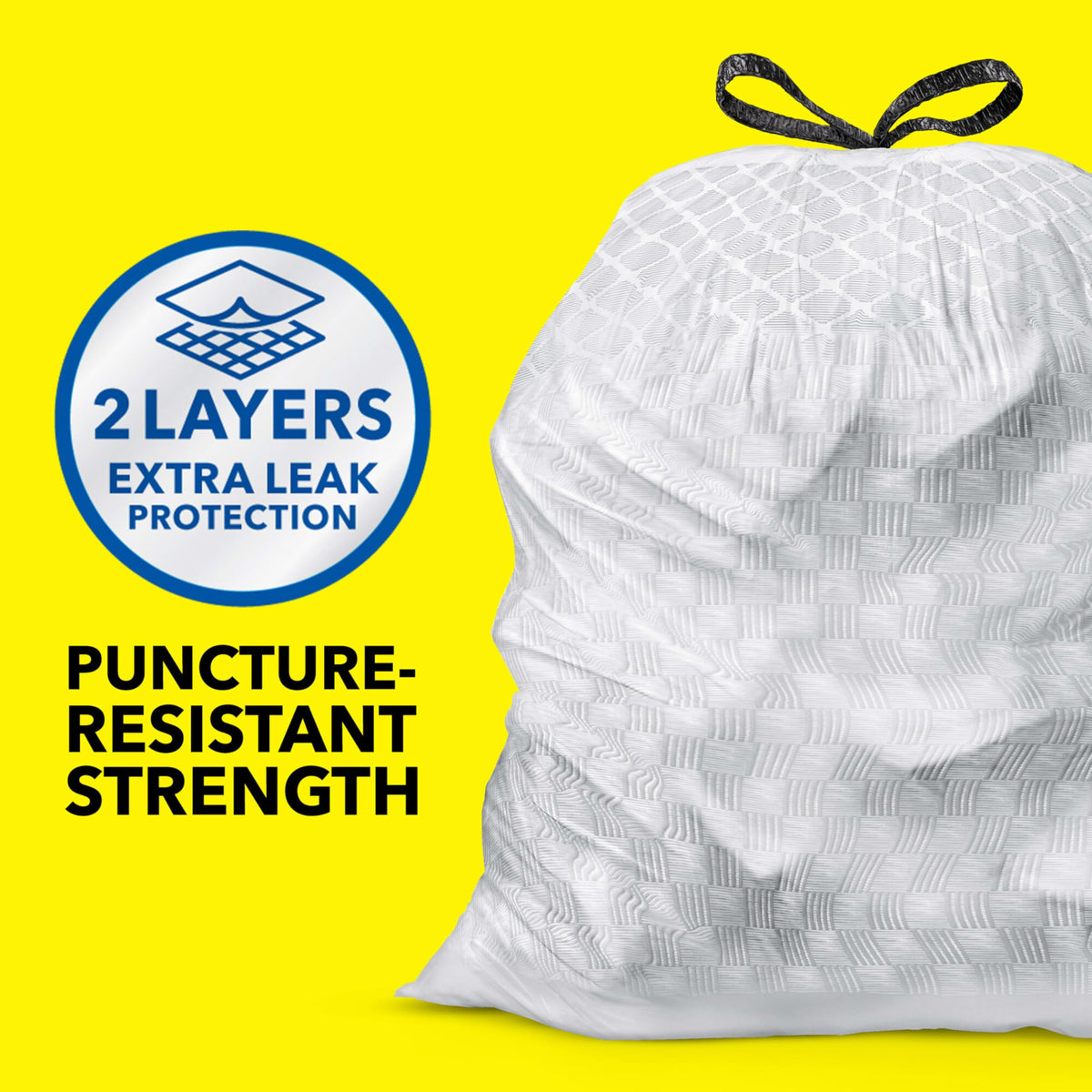 13 Gal Tall Trash Bags, 110 Ct I356