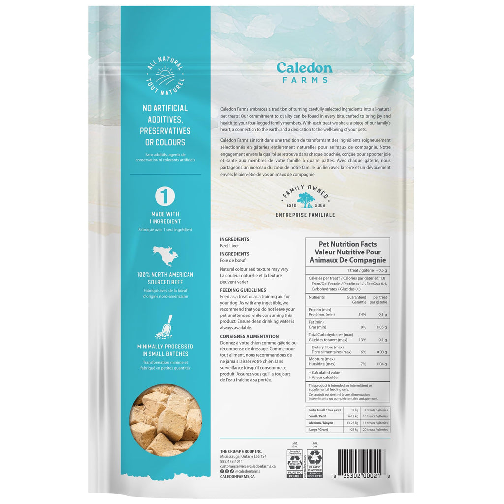 Freeze Dried Beef Liver Dog Treats, 5.3OZ Y670
