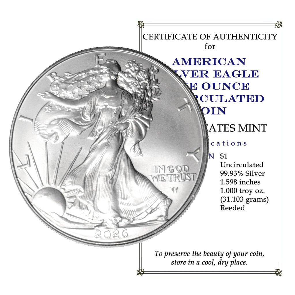 1 oz Brilliant Uncirculated Silver Eagle K523239