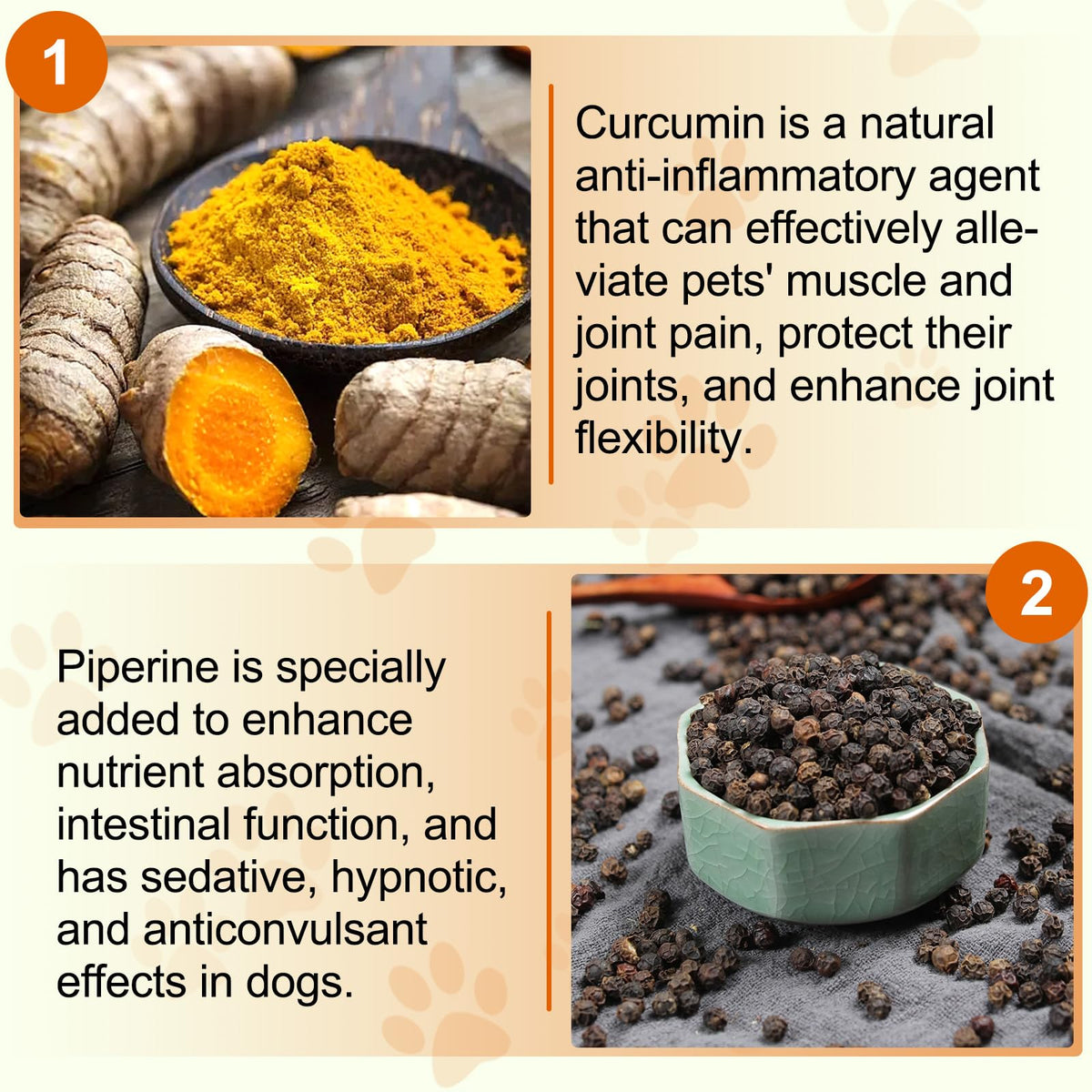 180 Count Turmeric Curcumin Tablets for Dogs K548