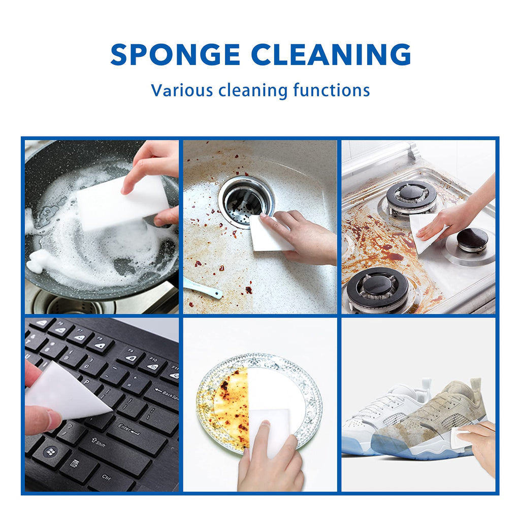 100pack Magic Sponge Eraser Sheets Y3576