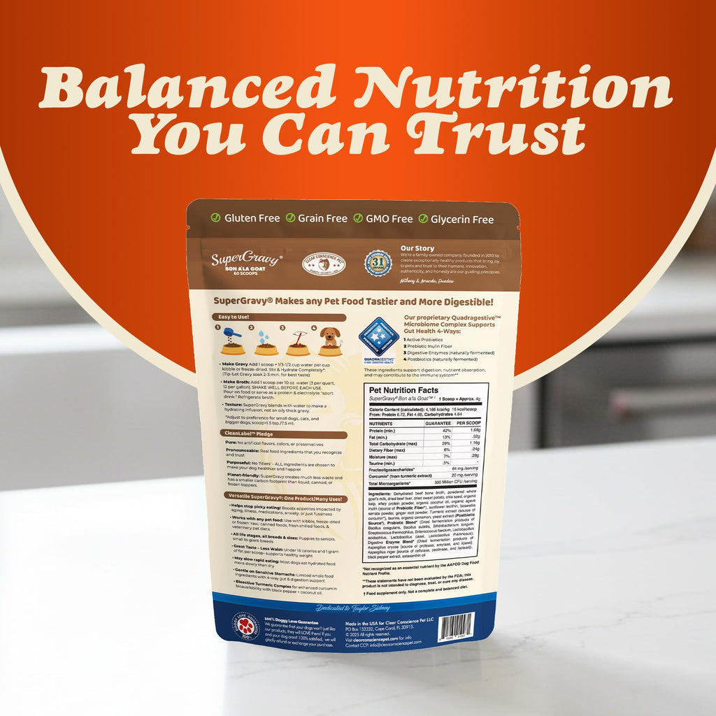 Goat Yogurt Cheese Blend Dog Food Topper 9 oz 60 Scoop J99445