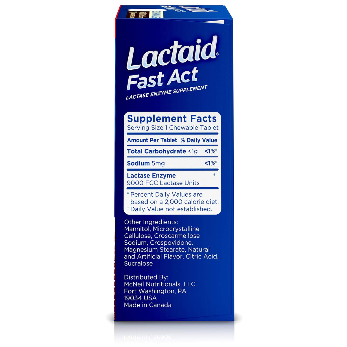 Lactose Intolerance Chewables with Lactase Enzymes, Vanilla Twist, 32 Pks of 1-ct Q844594