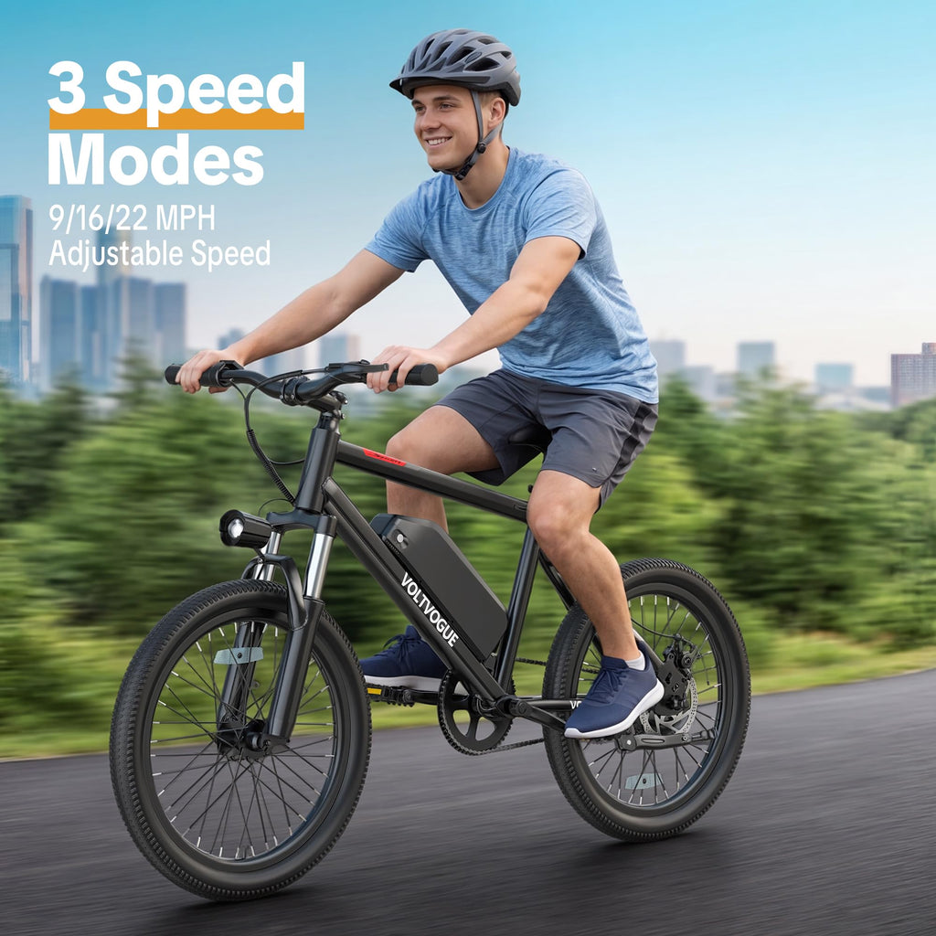 48V 1000W Peak Motor 22 mph 20Inch Fat Tires Electric E-Bike K157