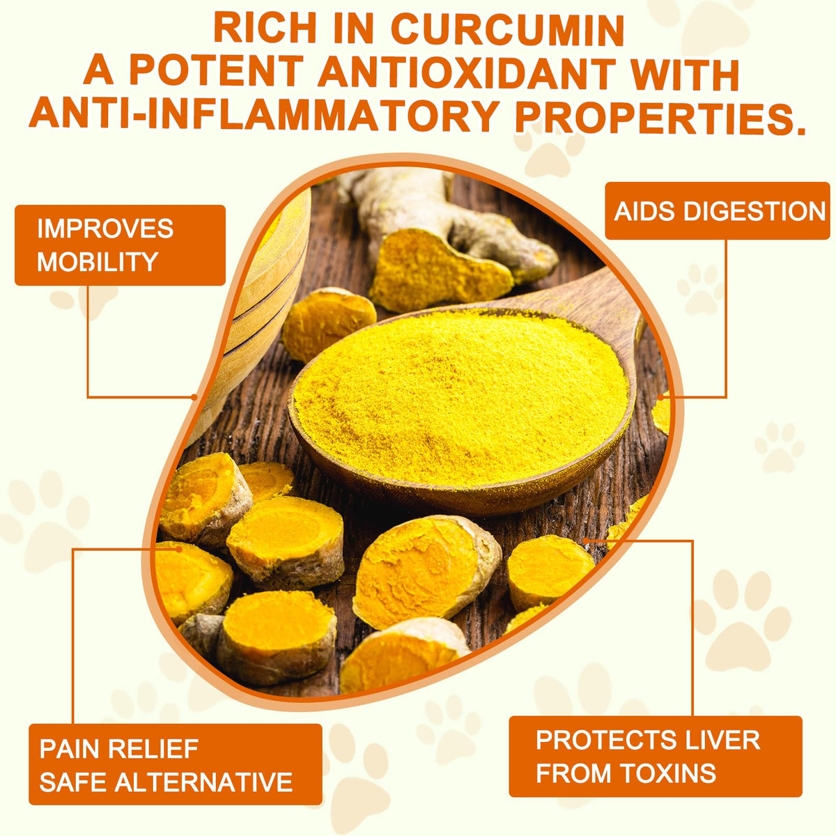 180 Count Turmeric Curcumin Tablets for Dogs K548