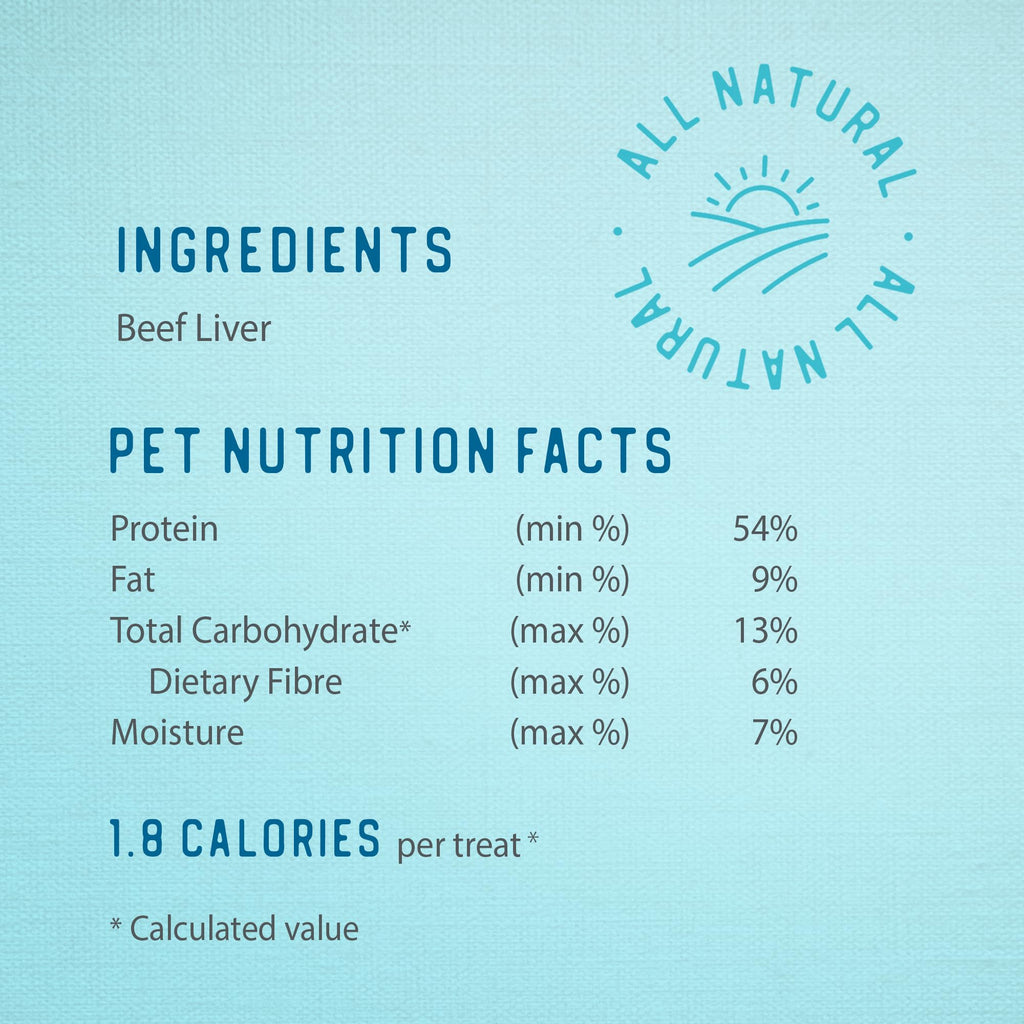 Freeze Dried Beef Liver Dog Treats, 5.3OZ Y670