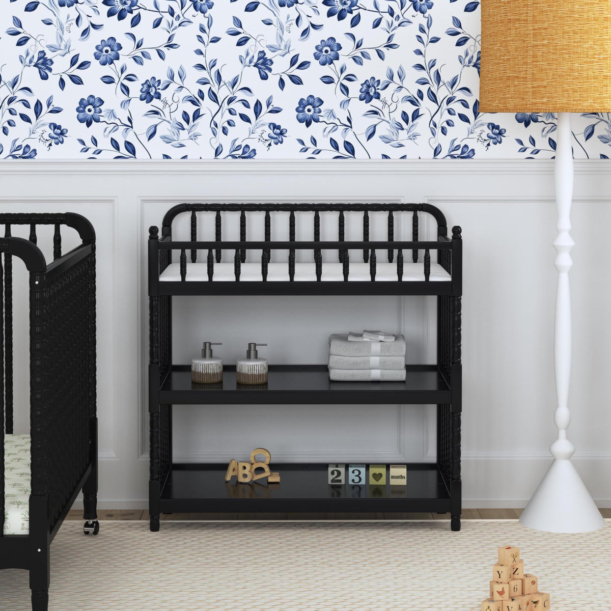 Changing Table with Pad in Ebony B2892