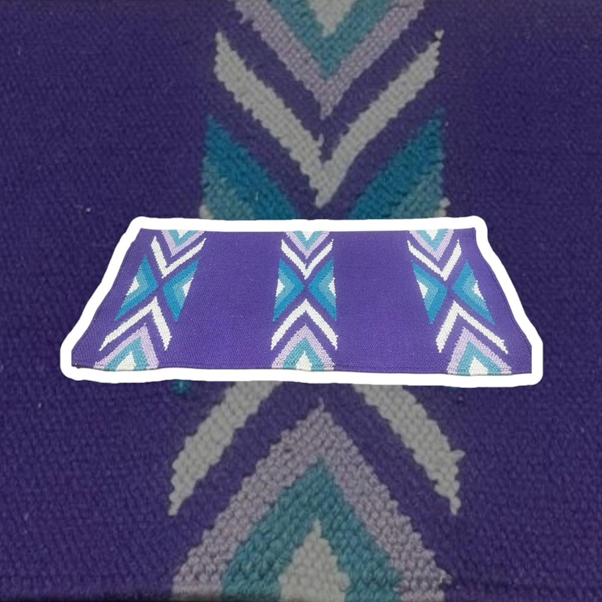 New Zealand Wool Handwoven Horse Saddle Blanket 36x34 Inches W485737